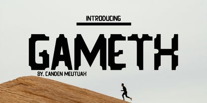 Gameth Font Poster 1