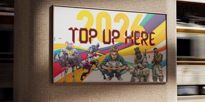 Gameth Font Poster 2