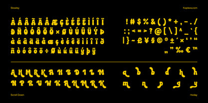 Hoday Font Poster 11