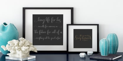 Baveling Font Poster 3