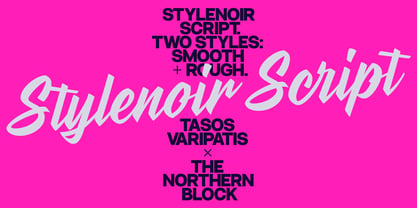 Stylenoir Script Font Poster 5