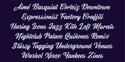 Stylenoir Script Font Poster 2