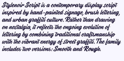 Stylenoir Script Font Poster 4