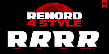 MLTP Renord Font Poster 2