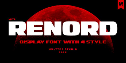 MLTP Renord Font Poster 1