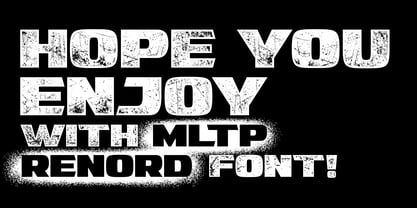 MLTP Renord Font Poster 15
