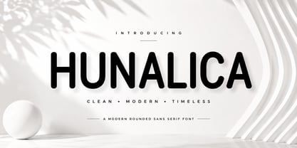 Hunalica Font Poster 1