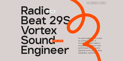 Ferom Font Poster 2