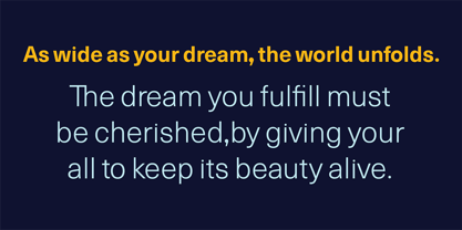HS Dream Font Poster 8