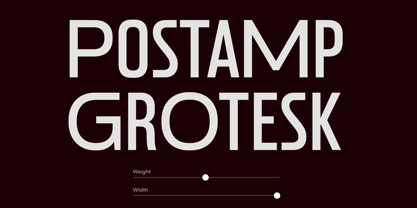 Postamp Grotesk Font Poster 9