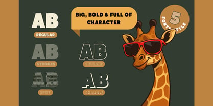 Fox Bonki Font Poster 2