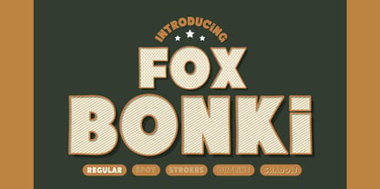 Fox Bonki Font Poster 1