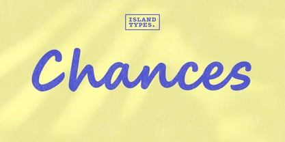 Chances Font Poster 1