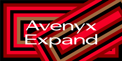 Avenyx Expand Font Poster 11