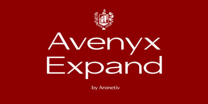 Avenyx Expand Font Poster 1