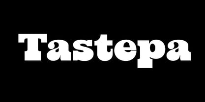 Tastepa Font Poster 1