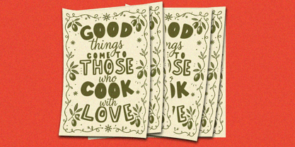 Florist Perfect Font Poster 6