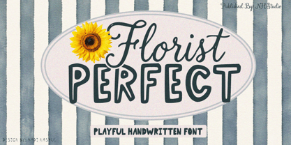 Florist Perfect Font Poster 1