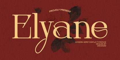 Elyane Font Poster 1