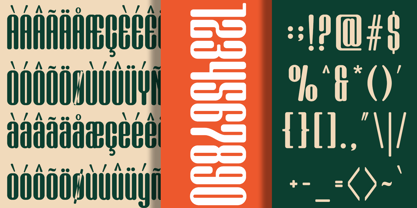 Sencor Font Poster 10