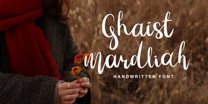 Ghaist Mardliah Font Poster 1