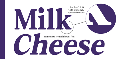 Lucient Font Poster 3