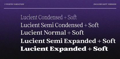 Lucient Font Poster 10