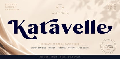 Katavelle Font Poster 1