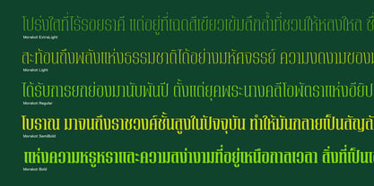 Morakot Font Poster 3