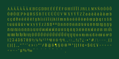 Morakot Font Poster 9