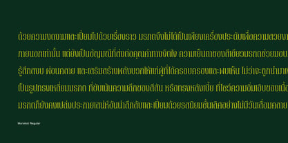 Morakot Font Poster 4
