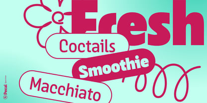 Pecal Font Poster 10