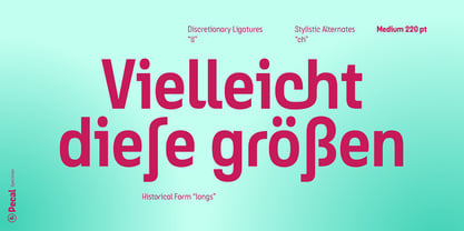 Pecal Font Poster 3