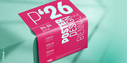 Pecal Font Poster 8