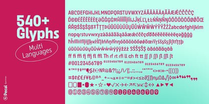 Pecal Font Poster 15