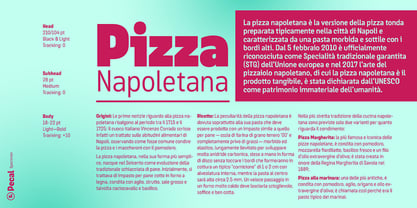 Pecal Font Poster 7