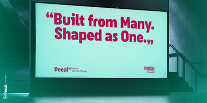 Pecal Font Poster 11
