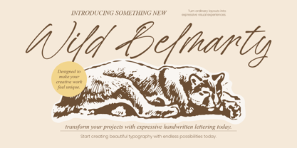 Wild Belmarty Font Poster 1