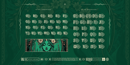Mystic Arcane Font Poster 7