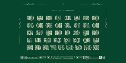 Mystic Arcane Font Poster 9