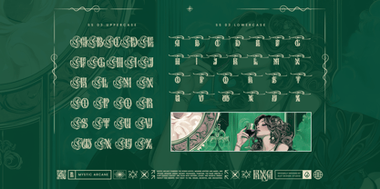 Mystic Arcane Font Poster 12