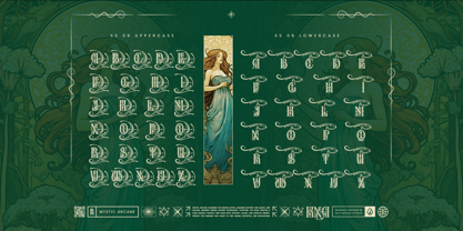 Mystic Arcane Font Poster 15
