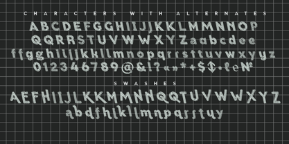 Aukim II Scribble Font Poster 10