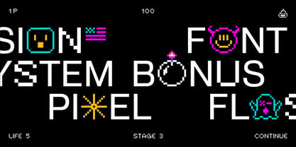 FT Pixelica Font Poster 3