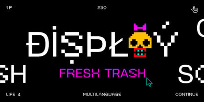 FT Pixelica Font Poster 4