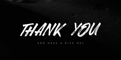Black Rusher Font Poster 11