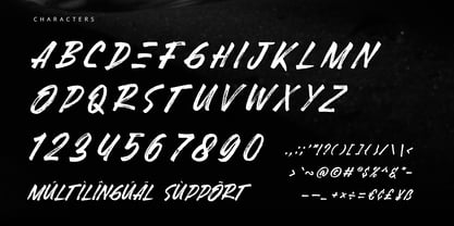 Black Rusher Font Poster 10