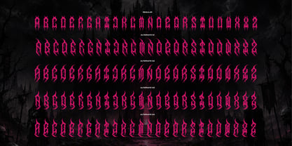 Wargrim Font Poster 12