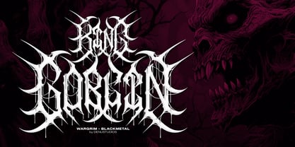 Wargrim Font Poster 5