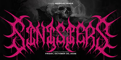 Wargrim Font Poster 4